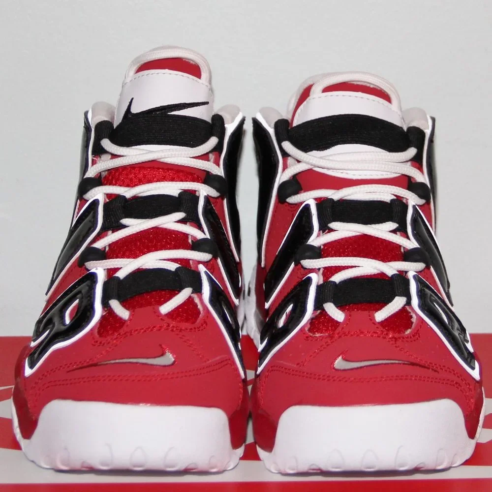 Nike Air More Uptempo GS Basketball Shoes 6Y 6.5Y Womens 8 Bulls